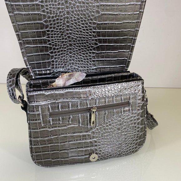 Profashion Women’s Shoulder Bag, Silver, Purse - Picture 2 of 2